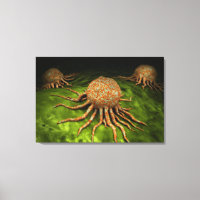 Mikroskopische Sicht auf das Krebsvirus