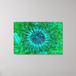 Mikroskopische Sicht von Dendrimern 3 Leinwanddruck