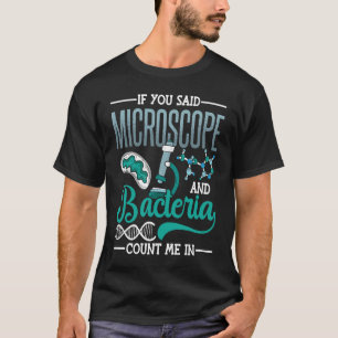 Mikroskopmikrobiologie Laboratorium Biologie Wisse T-Shirt