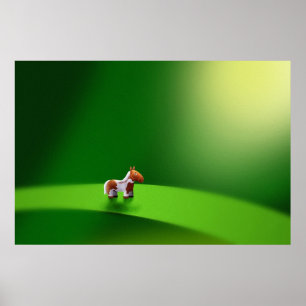 Mikrotiere - Pferd Poster