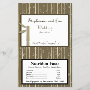 Mikrowellen-Popcorn-Verpackung Bamboo Bliss Flyer