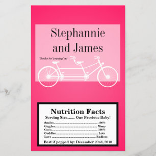 Mikrowellen-Popcorn-Verpackung Hot Pink Doppel-Fah Flyer