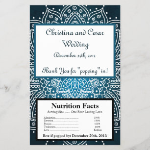 Mikrowellen-Popcorn-Verpackung Tiefes Marokkanisch Flyer