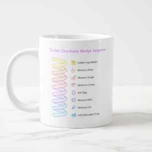 Mikrowellen-Tassen-Kuchen-Kit mit Schokoladen-Reze Jumbo-Tasse