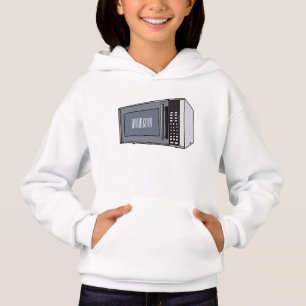 Mikrowellendarstellung Cartoon Hoodie