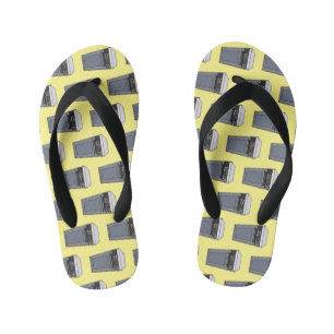 Mikrowellendarstellung Cartoon Kinderbadesandalen