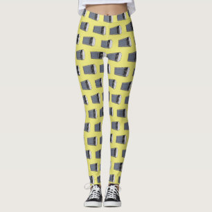 Mikrowellendarstellung Cartoon Leggings