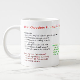 Mikrowellenkrebs-Tasse (Chocolate Protein Tasse Ca