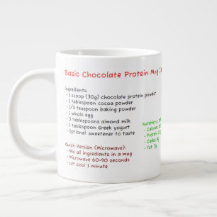 Mikrowellenkrebs-Tasse (Chocolate Protein Tasse Ca