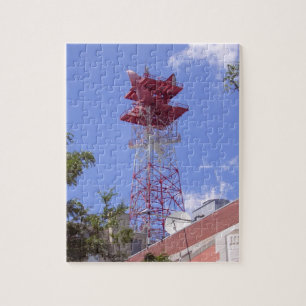 Mikrowellenrelais Radio Telecom Tower Puzzle