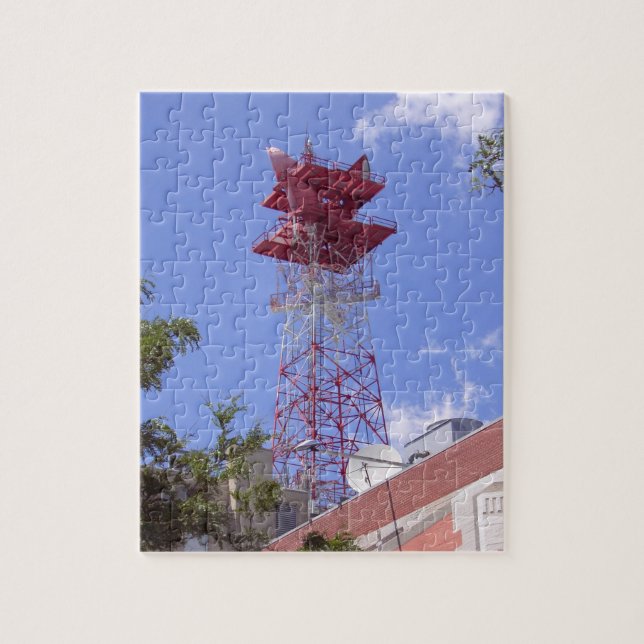 Mikrowellenrelais Radio Telecom Tower Puzzle (Vertikal)
