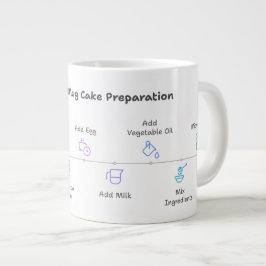 Mikrowellensichere Tasse mit leicht schokoladenbra