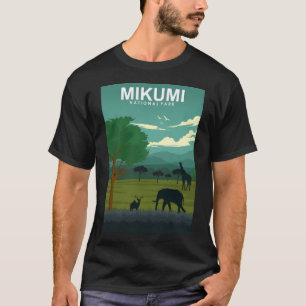Mikumi National Park Tansania Travel Poster T-Shirt