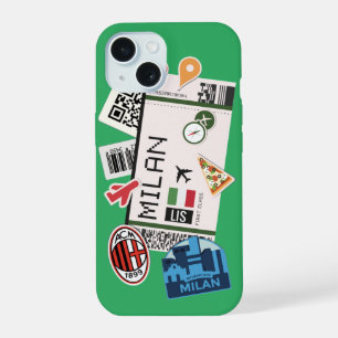 Milan Boarding Pass iPhone 15 Hülle