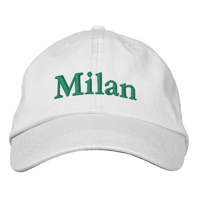 Milan City Pride Bestickte Baseballkappe (Vorderseite)