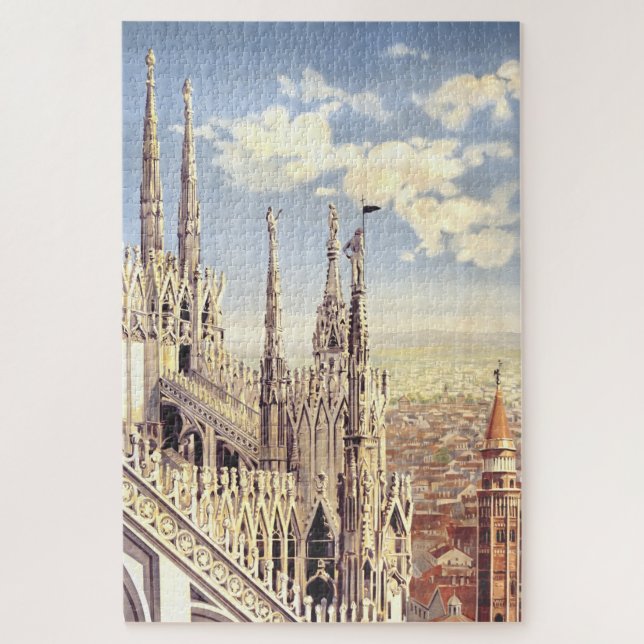 Milan Duomo Kathedrale Geburt Heilige Maria Puzzle (Vertikal)
