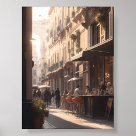 Milan Espresso Poster