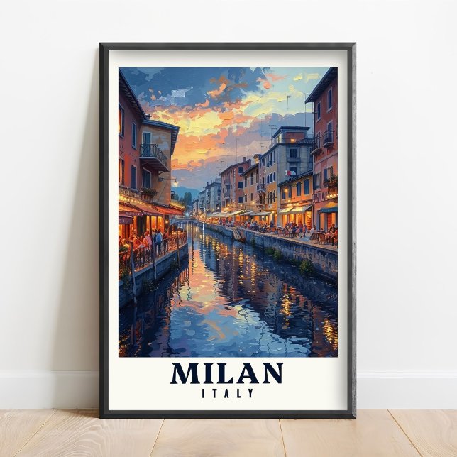 Milan Poster - Milan Print - Milan Art Print - Mil (Von Creator hochgeladen)