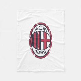 Milan Retro geplagt Fleecedecke