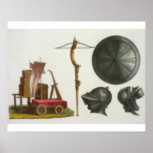 Milanese Wagen, Crossbow and Armour, Plattform 17 Poster