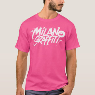 Milano City Graffiti Street Art Handstyle Italien T-Shirt