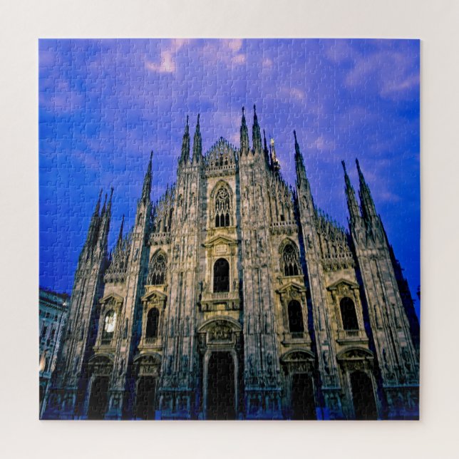 Milano Duomo bei Sunrise - 20x20 - 676 pc Puzzle (Vertikal)