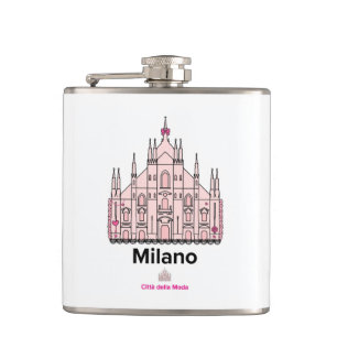 Milano Duomo Rosa Jirai Kei Spitze Coquette Flachmann