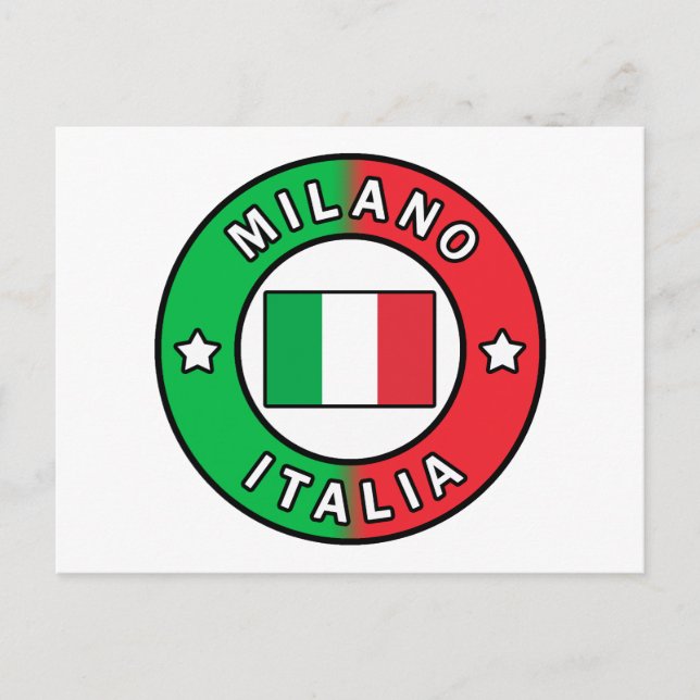 Milano Italia Postkarte (Vorderseite)