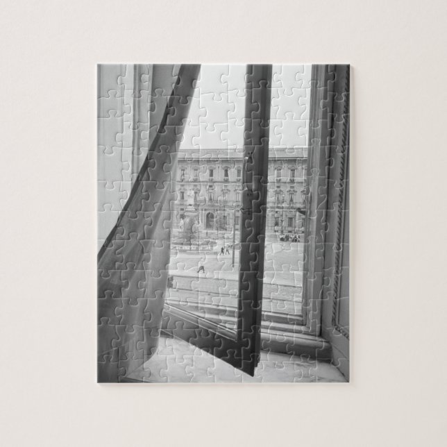 Milano Italien, Aussicht vom Opernfenster La Scala Puzzle (Vertikal)