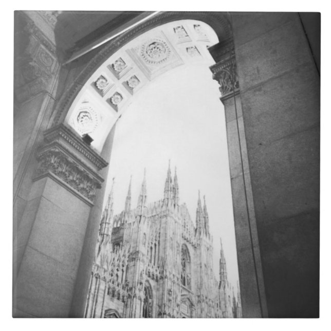Milano Italien, Galleria Blick auf den Dom Fliese (Vorderseite)