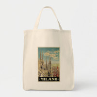 Milano Mailand Italien Vintage Reisen Beutel