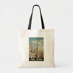 Milano Mailand Italien Vintage Reisen Beutel Tragetasche