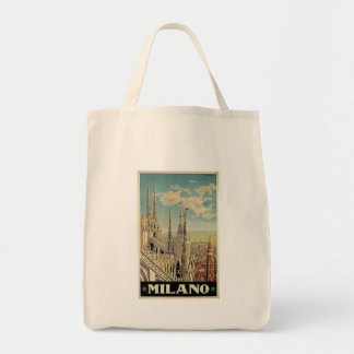 Milano Mailand Italien Vintage Reisetasche Umhänge Tragetasche