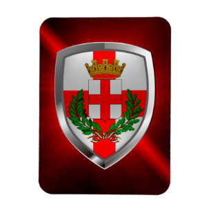Milano Mettalic Emblem Magnet