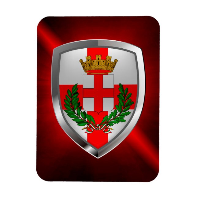 Milano Mettalic Emblem Magnet (Vertikal)