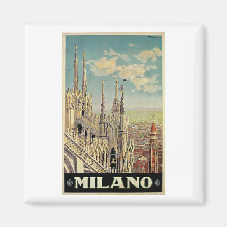 Milano Milano Italien Vintage Travel Magnet
