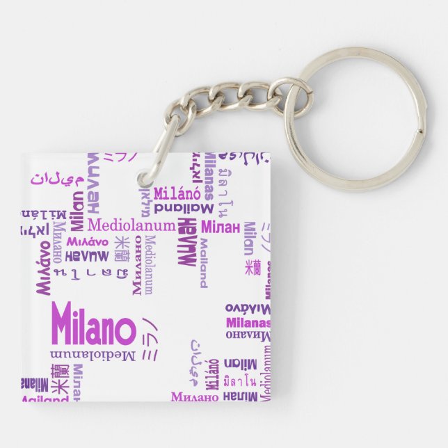 Milano Schlüsselanhänger (Rückseite)