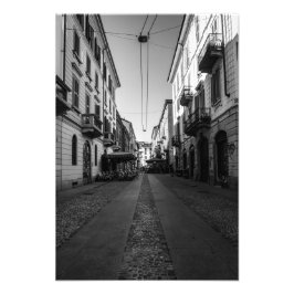 Milano Urban Sunset Walk. Fotodruck