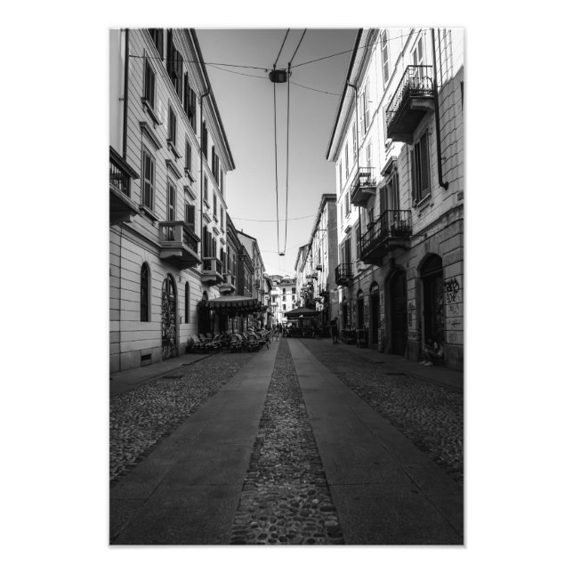 Milano Urban Sunset Walk. Fotodruck (Vorne)