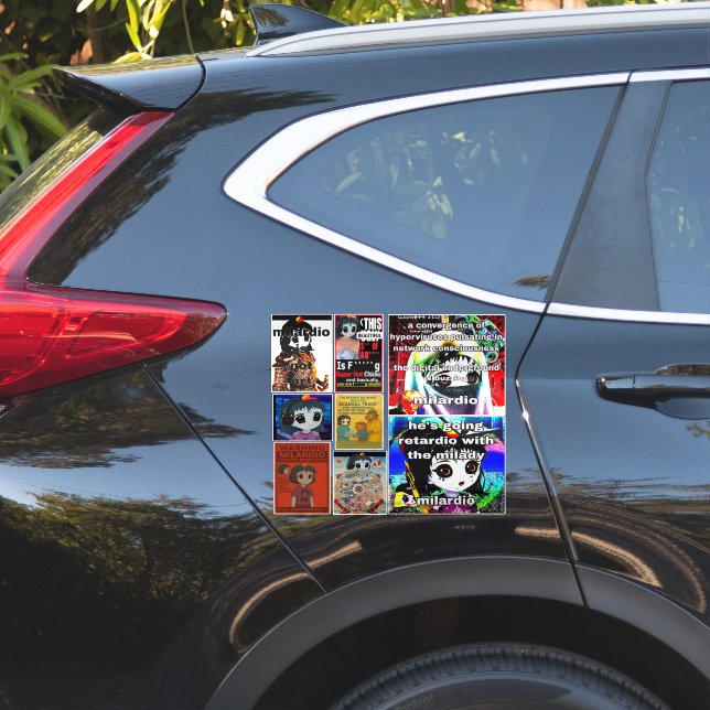 Milardio-Aufkleberpaket Aufkleber (Auto Seite)