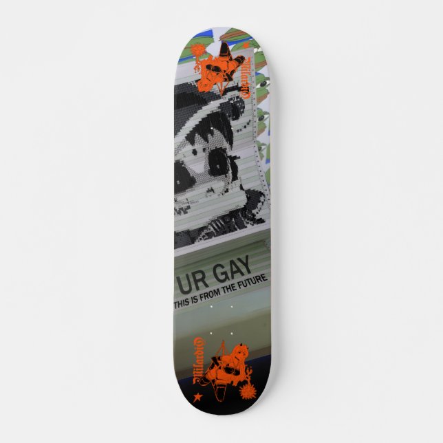 Milardio sagt, du bist schwul Skateboard (Vorne)