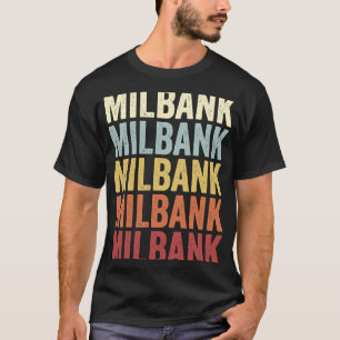 Milbank South Dakota Milbank SD Retro Vintager Tex T-Shirt