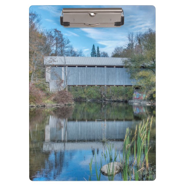 Milby Covered Bridge Klemmbrett (Vorderseite)