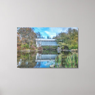 Milby Covered Bridge Leinwanddruck