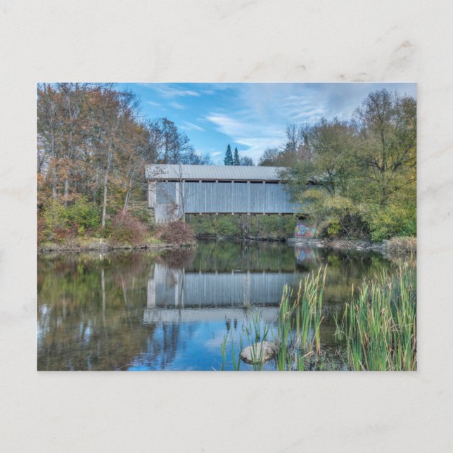 Milby Covered Bridge Postkarte (Vorderseite)