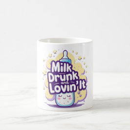 Milch Betrunken und Lovin" It - Niedliches Babyang Kaffeetasse