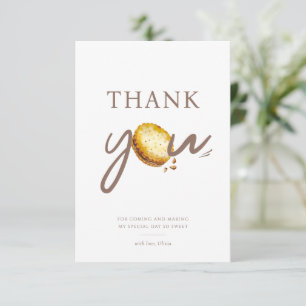 Milch & Cookies Erste Geburtstagsparty Vielen Dank Dankeskarte