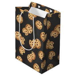 Milch & Cookies Geburtstagsgeschenktasche - Schoko Mittlere Geschenktüte