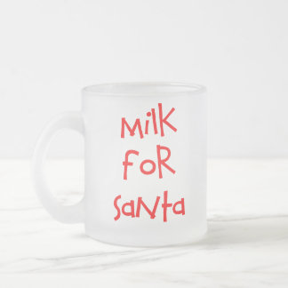 Milch für die Santa Mattierte Tasse