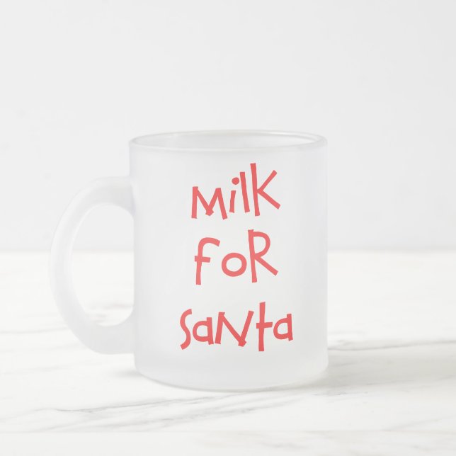 Milch für die Santa Mattierte Tasse (Links)